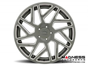 Jeep Custom Wheels (1) - Black Rhino - 22 x 9.5 - Cyclone - Gloss Titanium w/ Milled Spokes